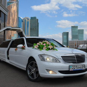 Mercedes-Benz S-class W221 Limousine Lease in Astana | +7 701 728 57 41